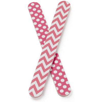 Manicare Pack of 2 Cushioned Emery Boards, Nail Files For Shaping Artificial And Manicare Pack of 2 Cushioned Emery Boards, Nail Files For Shaping Artificial And