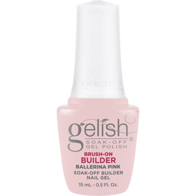 Gelish Brush-On Builder - Professional Soak-Off Gel Polish for Extensions, Overl Gelish Brush-On Builder - Professional Soak-Off Gel Polish for Extensions, Overl