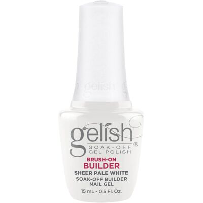 Gelish Brush-On Builder - Professional Soak-Off Gel Polish for Extensions, Overl Gelish Brush-On Builder - Professional Soak-Off Gel Polish for Extensions, Overl