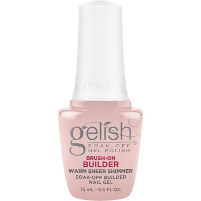 Gelish Brush-On Builder - Professional Soak-Off Gel Polish for Extensions, Overl Gelish Brush-On Builder - Professional Soak-Off Gel Polish for Extensions, Overl