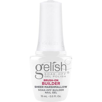 Gelish Brush-On Builder - Professional Soak-Off Gel Polish for Extensions, Overl Gelish Brush-On Builder - Professional Soak-Off Gel Polish for Extensions, Overl