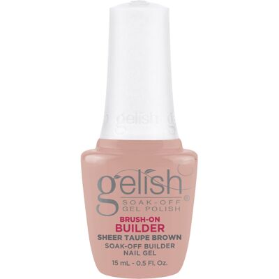 Gelish Brush-On Builder - Professional Soak-Off Gel Polish for Extensions, Overl Gelish Brush-On Builder - Professional Soak-Off Gel Polish for Extensions, Overl
