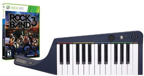 USED Mad Catz Rock Band 3 Wireless Keyboard Bundle with Rock Band 3 Software Xbox 360