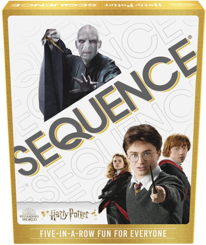 Goliath Harry Potter Sequence Board game - Five-in-A-Row Fun for Everyone - Featuring Wi