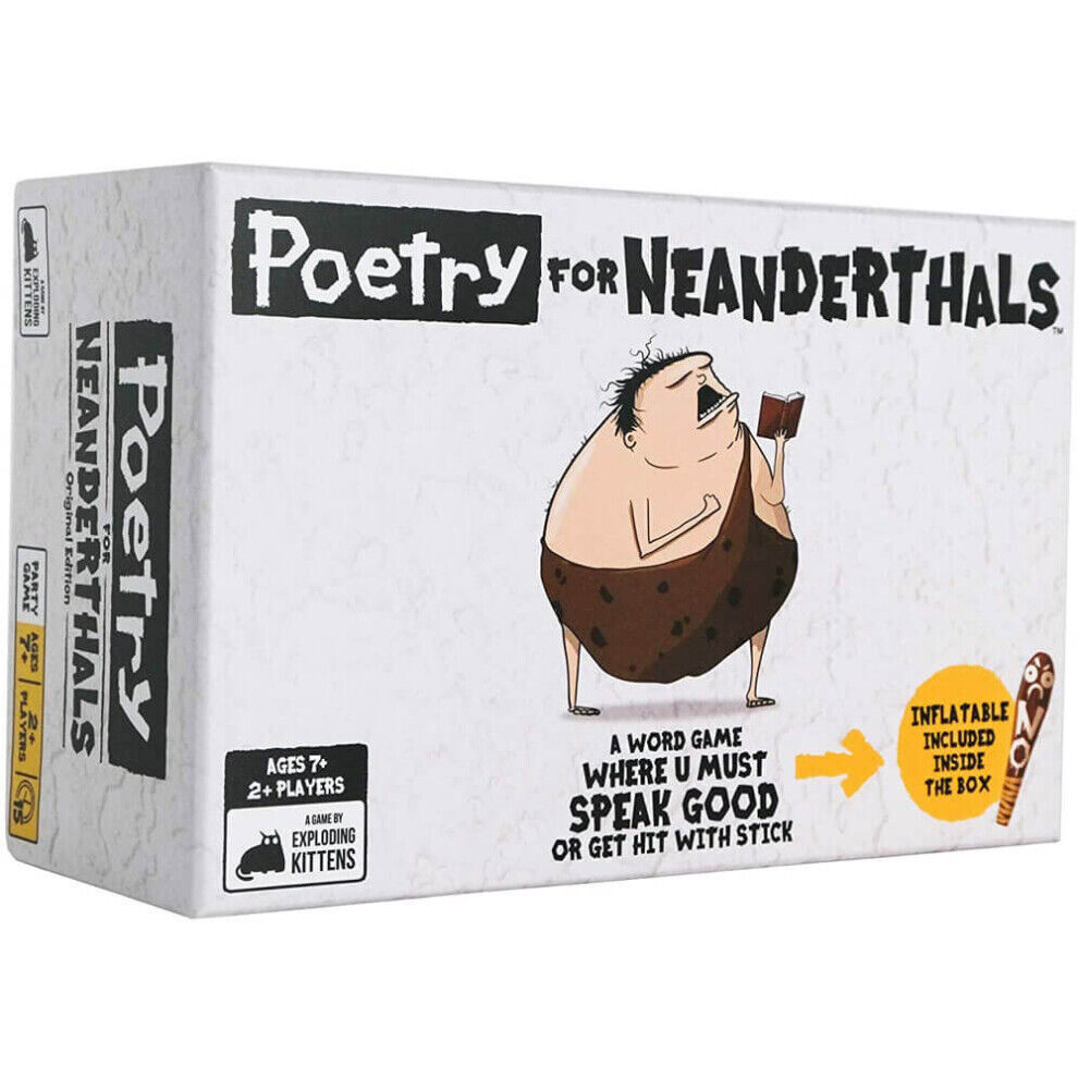 Poetry for Neanderthals by Exploding Kittens - Card Games For Adults, Teens & Ki