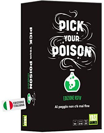 Rocco Giocattoli Pick Your Poison NSFW Edition Card Game - Yas Games - The Only In English, 18+