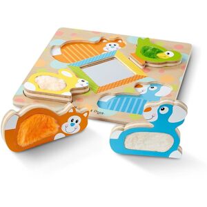 Melissa & Doug Melissa and Doug First Play Wooden Touch and Feel Puzzle Peek-a-Boo Pets Mirror Melissa & Doug Melissa and Doug First Play Wooden Touch and Feel Puzzle Peek-a-Boo Pets Mirror