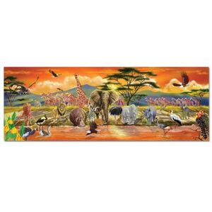 Melissa & Doug 12873 African Plains Safari Jumbo Jigsaw Floor Puzzle (100 pcs, o Melissa & Doug 12873 African Plains Safari Jumbo Jigsaw Floor Puzzle (100 pcs, o