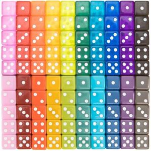 GDIC-009 Brybelly Vintage Assorted Dice – 100 D6, 16mm, 20 Color Sets (5 per col GDIC-009 Brybelly Vintage Assorted Dice – 100 D6, 16mm, 20 Color Sets (5 per col