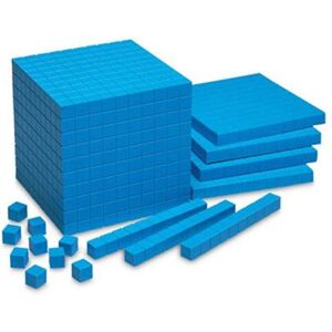 LEARNING RESOURCES LER0930 BASE TEN STARTER SET PLASTIC BLUE-100 UNITS 30 RODS 1 LEARNING RESOURCES LER0930 BASE TEN STARTER SET PLASTIC BLUE-100 UNITS 30 RODS 1