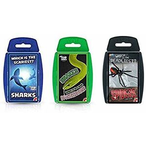 Top Trumps Sharks, Snakes and Spiders Card Game Bundle Top Trumps Sharks, Snakes and Spiders Card Game Bundle