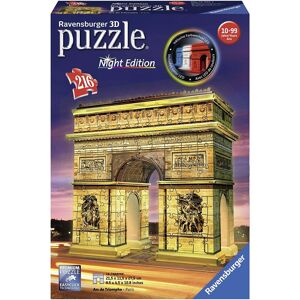 Ravensburger Arc De Triomphe - Night Edition, 216pc 3D Jigsaw Puzzle Ravensburger Arc De Triomphe - Night Edition, 216pc 3D Jigsaw Puzzle