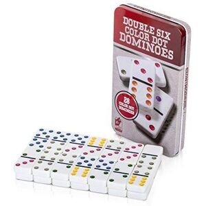 Unbranded KAV Double 6 Colour Dot Dominoes In A Tin Dominoes Double 6 Dominoes Game Set Do Unbranded KAV Double 6 Colour Dot Dominoes In A Tin Dominoes Double 6 Dominoes Game Set Do