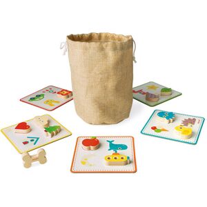 Janod Memory Touch Recognition Game - Plush Soft Toy Janod Memory Touch Recognition Game - Plush Soft Toy