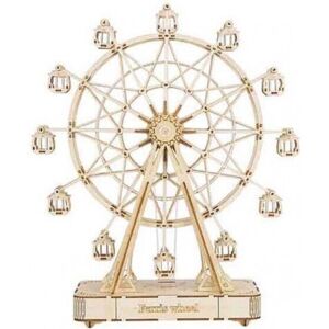 Robotime Wooden Ferris Wheel DIY Music Box Kit - Model RT-TGN01 Robotime Wooden Ferris Wheel DIY Music Box Kit - Model RT-TGN01