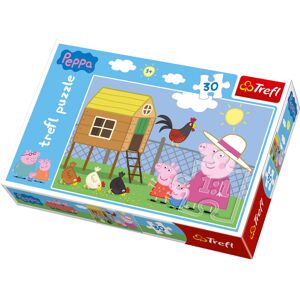 (30 Piece Grandma Hen-House) Trefl Peppa Pig Themed Cartoon Kids Jigsaw Puzzle (30 Piece Grandma Hen-House) Trefl Peppa Pig Themed Cartoon Kids Jigsaw Puzzle