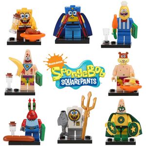 Unbranded SpongeBob SquarePants 8 pcs/set Puzzle Assembling Building Block Toys Unbranded SpongeBob SquarePants 8 pcs/set Puzzle Assembling Building Block Toys