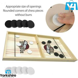 LeapFrog Wooden Elastic Chess Bouncing Fast Sling Puck On Board Friends Family Kids Game LeapFrog Wooden Elastic Chess Bouncing Fast Sling Puck On Board Friends Family Kids Game