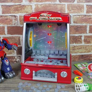 Global Gizmos 50130 Arcade Coin Pusher Machine / Classic Kids Game Global Gizmos 50130 Arcade Coin Pusher Machine / Classic Kids Game