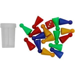 Unbranded Pawn and Dice Set For Ludo Game - Snake & Ladders board Game for Kids & Adults P Unbranded Pawn and Dice Set For Ludo Game - Snake & Ladders board Game for Kids & Adults P