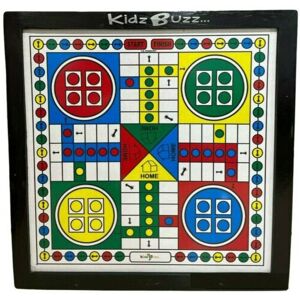 Unbranded Ludo & Snakes & Ladders Board Game - Large 45x45 cm Wooden Style, Double-Sided f Unbranded Ludo & Snakes & Ladders Board Game - Large 45x45 cm Wooden Style, Double-Sided f