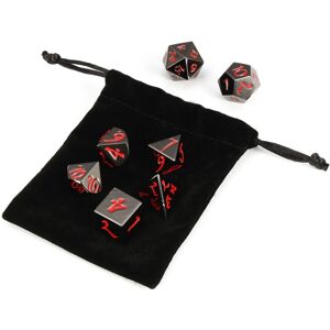 GreenZech Metal Polyhedral Dice Set - Dice for RPGs GreenZech Metal Polyhedral Dice Set - Dice for RPGs