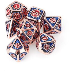 GreenZech () Beutiful Color Metal Polyhedral Dice Multi-side Set For DND RPG MTG Role Play GreenZech () Beutiful Color Metal Polyhedral Dice Multi-side Set For DND RPG MTG Role Play