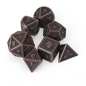 GreenZech () Beutiful Color Metal Polyhedral Dice Multi-side Set For DND RPG MTG Role Play GreenZech () Beutiful Color Metal Polyhedral Dice Multi-side Set For DND RPG MTG Role Play
