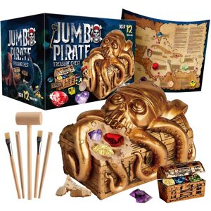 Dr. Daz Jumbo Pirate Excavation Kit - Kids Toy - Dig up 12 Treasures Dr. Daz Jumbo Pirate Excavation Kit - Kids Toy - Dig up 12 Treasures