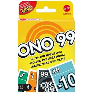 Mattel MTTHHL37 UNO ONo 99 Card Game Mattel MTTHHL37 UNO ONo 99 Card Game