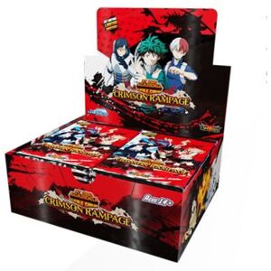 My Hero Academia Collectible Card Game - Wave 2: Crimson Rampage Booster Box (24 My Hero Academia Collectible Card Game - Wave 2: Crimson Rampage Booster Box (24