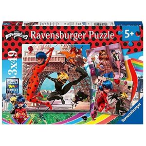 Ravensburger Miraculous: Tales of Ladybug & Cat Noir 3 x 49 Piece Jigsaw Puzzles Ravensburger Miraculous: Tales of Ladybug & Cat Noir 3 x 49 Piece Jigsaw Puzzles