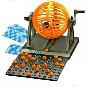 Unbranded Bingo Lotto Game Revolving Machine With 90 Numbers & 24 Cards Unbranded Bingo Lotto Game Revolving Machine With 90 Numbers & 24 Cards