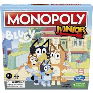 Hasbro gaming Monopoly Junior: Bluey Edition Board game for Kids Ages 5+, Play a Hasbro gaming Monopoly Junior: Bluey Edition Board game for Kids Ages 5+, Play a