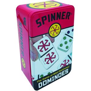 Front Porch Classics Spinner Colored Dot Dominoes Set by University Games - On-The-Go Travel Tin, 66 Front Porch Classics Spinner Colored Dot Dominoes Set by University Games - On-The-Go Travel Tin, 66