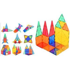 Unbranded 46x Magnetic Tiles Construction Toy Building Blocks 3d Puzzle 6.5cm Unbranded 46x Magnetic Tiles Construction Toy Building Blocks 3d Puzzle 6.5cm