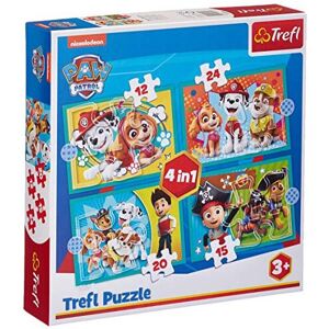 Trefl Paw Patrol Model - 4 in 1 Puzzle - 24 pcs Trefl Paw Patrol Model - 4 in 1 Puzzle - 24 pcs