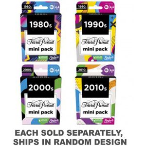 Hasbro Trivial Pursuit Mini Pack Card Game - Trivia Through Decades Hasbro Trivial Pursuit Mini Pack Card Game - Trivia Through Decades