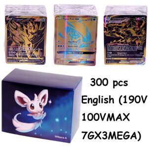 Pokémon (300(190V100VMAX7GX3M) NEW 1996 Years DIY Pokemon English Flash Cards Vstar GX V Pokémon (300(190V100VMAX7GX3M) NEW 1996 Years DIY Pokemon English Flash Cards Vstar GX V
