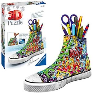 Ravensburger Graffiti Shoe 3D Jigsaw Puzzle for Kids Age 8 Years Up - 108 Pieces Pencil Pot - Ravensburger Graffiti Shoe 3D Jigsaw Puzzle for Kids Age 8 Years Up - 108 Pieces Pencil Pot -
