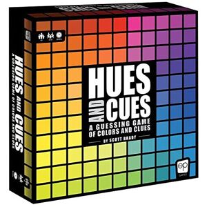 USAopoly Hues and Cues Guessing Board Game Ages 8+ 3-10 Players 30 Min USAopoly Hues and Cues Guessing Board Game Ages 8+ 3-10 Players 30 Min