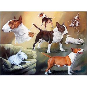 Unbranded (300) Jyshc Jigsaw Puzzle 1000/500/300 Pieces Bull Terrier Posters Wood Adult To Unbranded (300) Jyshc Jigsaw Puzzle 1000/500/300 Pieces Bull Terrier Posters Wood Adult To