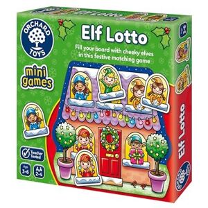 Orchard Toys Elf Lotto Mini Games, Travel Games for Kids to Learn Matching, Educ Orchard Toys Elf Lotto Mini Games, Travel Games for Kids to Learn Matching, Educ