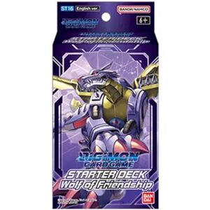 Bandai Digimon Card Game: Starter Deck - Wolf of Friendship (ST16) Card Game Ages Bandai Digimon Card Game: Starter Deck - Wolf of Friendship (ST16) Card Game Ages
