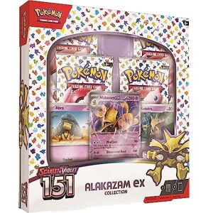 Pokémon TCG Scarlet & Violet 3.5 Pokemon 151 Alakazam Ex Box Pokémon TCG Scarlet & Violet 3.5 Pokemon 151 Alakazam Ex Box