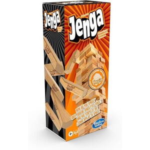 Hasbro Gaming Jenga Classic, Children's game that promotes reaction speed from 6 Hasbro Gaming Jenga Classic, Children's game that promotes reaction speed from 6