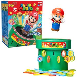 Tomy Pop Up Super Mario Family & Preschool Kids Board Game, 2 - 4 Players, Suita Tomy Pop Up Super Mario Family & Preschool Kids Board Game, 2 - 4 Players, Suita