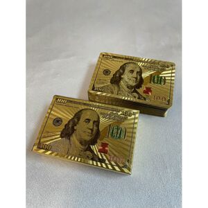 Unbranded (A489) 24K Golden Playing Cards Plastic Poker Deck Foil Pack Magic Waterproof Ca Unbranded (A489) 24K Golden Playing Cards Plastic Poker Deck Foil Pack Magic Waterproof Ca