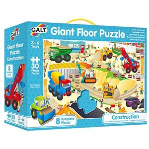 Galt Toys, Giant Floor Puzzle - Construction Site, Floor Puzzles for Kids, Ages Galt Toys, Giant Floor Puzzle - Construction Site, Floor Puzzles for Kids, Ages