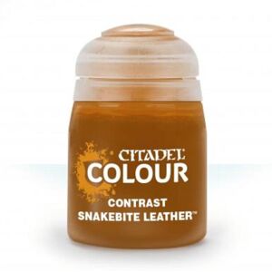 Games Workshop Citadel Contrast Paint: Snakebite Leather 18ml Warhammer 29-27 Games Workshop Citadel Contrast Paint: Snakebite Leather 18ml Warhammer 29-27